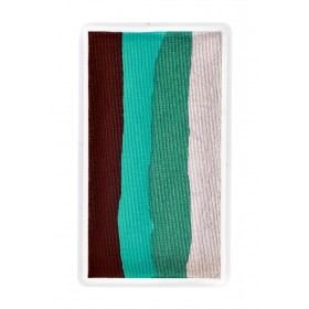 Splitcake Block 43323  28 gr.zwart/mint/m.groen/zilver